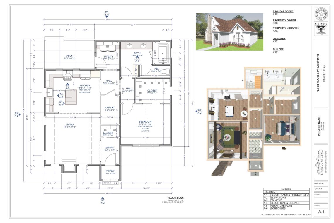 Professional Architectural & Interior Design for Residential Projects